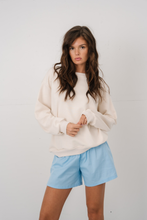 Load image into Gallery viewer, Haliey Basic Crewneck - White
