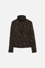 Carica l'immagine nel visualizzatore di Gallery, Neline High Neck Top - Chocolate Torte