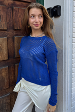 Load image into Gallery viewer, Anastasia Blouse - Blue