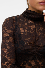 Carica l'immagine nel visualizzatore di Gallery, Neline High Neck Top - Chocolate Torte
