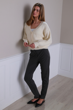 Load image into Gallery viewer, V-Neck Cardigan - Ecru