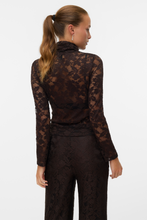 Carica l'immagine nel visualizzatore di Gallery, Neline High Neck Top - Chocolate Torte
