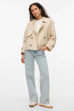 Carregar imagem no visualizador da galeria, Chloe Short Trenchcoat - Oatmeal