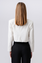 Load image into Gallery viewer, Short Blazer - White