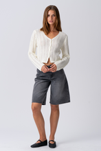 Afbeelding in Gallery-weergave laden, Denim Jorts - Black Denim