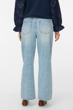 Load image into Gallery viewer, Wien Wide Belt Jeans - Light Blue Denim
