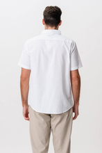 Charger l'image dans la galerie, Short Sleeve Linen Shirt - White