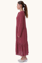 Load image into Gallery viewer, Anna long-sleeved dress - Sundried Tomato