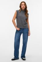 Load image into Gallery viewer, Wow Highneck Vest - Medium Grey Melange