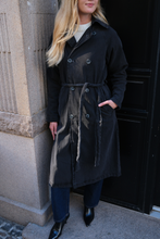 Load image into Gallery viewer, Denim Trenchcoat - Anthracite