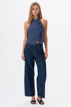 Cargar imagen en el visor de la galería, Silva Striped Top - Navy