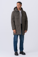 Load image into Gallery viewer, Edmund Long Parka Jacket - Black
