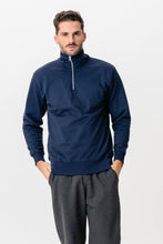 Carica l'immagine nel visualizzatore di Gallery, Sweatshirt Half Zip - Navy