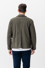 Carica l'immagine nel visualizzatore di Gallery, Twill Overshirt - Dark Olive
