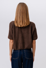 Load image into Gallery viewer, Mary Short Sleeved Knit - Brown