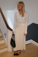 Load image into Gallery viewer, Nova Knit Skirt - White
