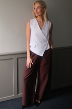 Load image into Gallery viewer, Melissa Wide Pants - Brown