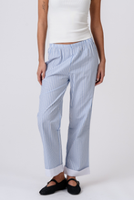 Load image into Gallery viewer, Layla Striped Pants - Light Blue