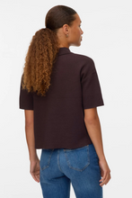 Load image into Gallery viewer, Gold 2/4 Poloneck Pullover - Chocolate Torte