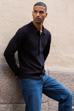 Cargar imagen en el visor de la galería, Arthur Knit Cardigan - Dark Navy