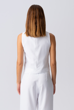 Load image into Gallery viewer, Natalie Vest - White