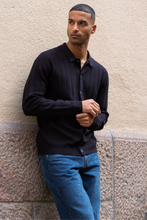 Cargar imagen en el visor de la galería, Arthur Knit Cardigan - Dark Navy