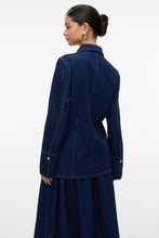 Load image into Gallery viewer, Nikka Denim Shirt - Dark Blue Denim
