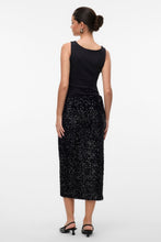 Carregar imagem no visualizador da galeria, Halia Skirt - Black Sequins