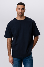 Load image into Gallery viewer, Heavy Boxfit T-shirt - Navy