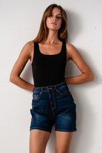 Load image into Gallery viewer, The Original Performance Denim Shorts - Dark Blue Denim