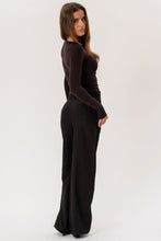 Load image into Gallery viewer, Cassandra Blouse - Brown