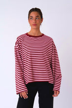 Load image into Gallery viewer, Cleo Blouse - Burgundy/Pink
