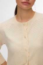 Load image into Gallery viewer, Marina Pointelle Cardigan - Birch