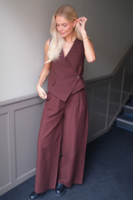 Load image into Gallery viewer, Melissa Wide Pants - Brown