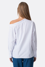 Afbeelding in Gallery-weergave laden, Serena Oversized Shirt - White