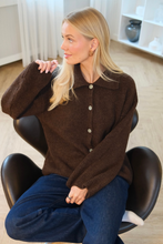 Carregar imagem no visualizador da galeria, Josie Polo Knit - Brown