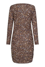 Load image into Gallery viewer, Alma Long-sleeved Dress - Leopard