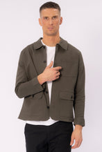 Load image into Gallery viewer, Twill Shirt Jacket - Dark Olive