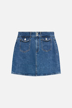 Charger l'image dans la galerie, Tessa Pocket Short Skirt - Medium Blue Denim