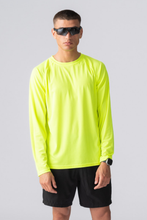 Load image into Gallery viewer, Long-sleeved Training T-shirt - Neon Yellow