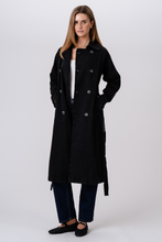 Load image into Gallery viewer, Denim Trenchcoat - Anthracite