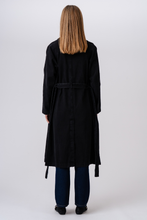 Load image into Gallery viewer, Denim Trenchcoat - Anthracite