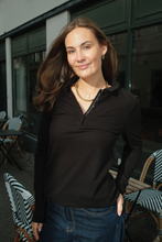 Carregar imagem no visualizador da galeria, Camisa pólo - Preto