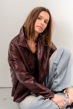 Cargar imagen en el visor de la galería, Billie Jacket - Burgundy