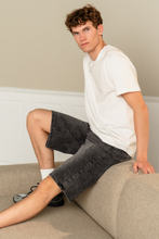 Load image into Gallery viewer, Denim Shorts Loose - Black