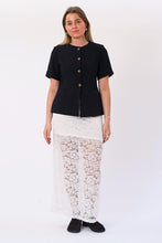 Load image into Gallery viewer, Amara Lace Maxi Skirt - White