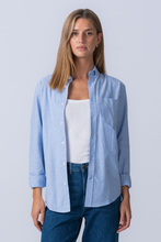 Load image into Gallery viewer, Boyfriend Oxford Shirt - Light Blue