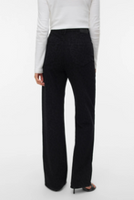 Carica l'immagine nel visualizzatore di Gallery, Tessa Wide Jeans Animal Print - Black Denim Leopard