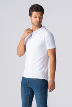 Load image into Gallery viewer, Muscle Polo Shirt - White