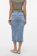 Load image into Gallery viewer, Natalie Midi Skirt - Light Blue Denim